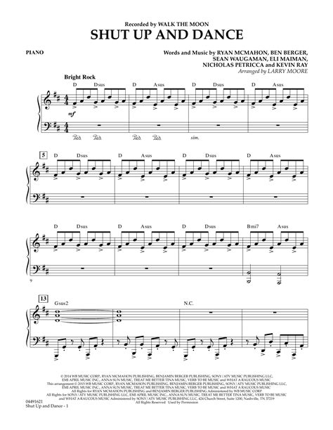 Walk The Moon - Shut Up And Dance Drum Cover (with sheet music) Locked post. New comments cannot be posted. Share Sort by: Top. Open comment sort options. Best. Top. New. Controversial. Old. Q&A. Add a Comment.